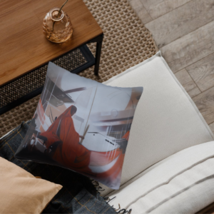 Rio Sci-Fi Mars Mission Printed Cushion